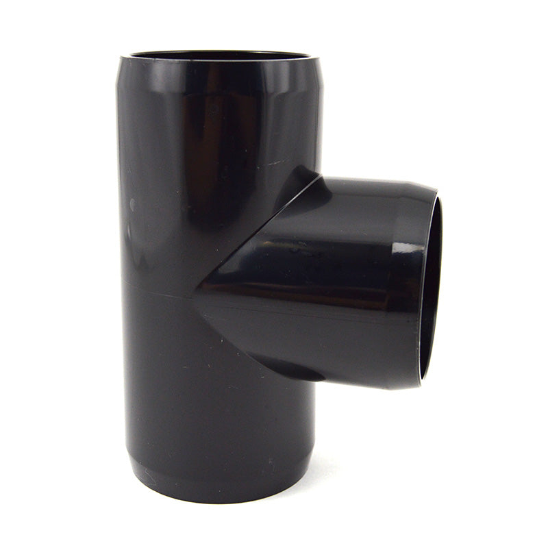 1-1/2" Black PVC Tee FItting
