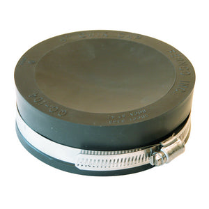 4" Fernco Flexible PVC Quick Cap (QC-104)