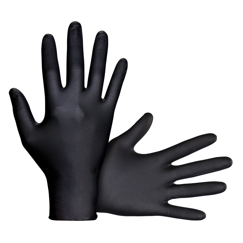 Raven Powder-Free Nitrile Exam-Grade Disposable Gloves - Large - 3/PAIRS