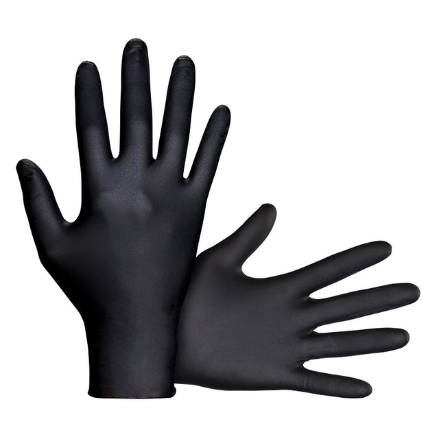 Raven Powder-Free Nitrile Exam-Grade Disposable Gloves - Large - 3/PAIRS