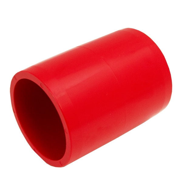 Red 2" Furniture Fitting External Coupling (FF-CO-020-RED)