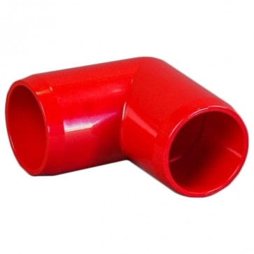 Red 1-1/4" Furniture Fitting 90 Elbow (FF-90-012-RED) 