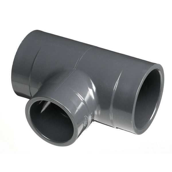 2" x 2" x 1" Sch 80 Reducing Tee - Socket (801-249)
