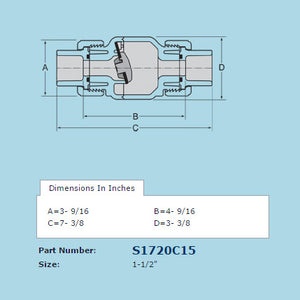 S1720C-15 dimensions