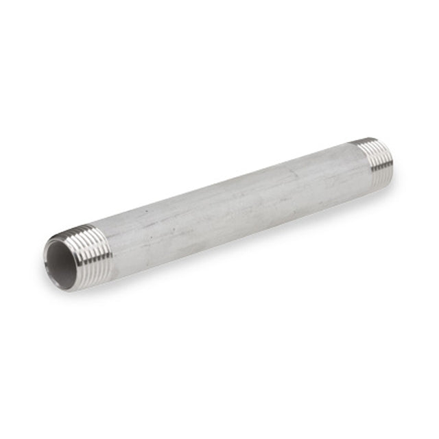 CLEARANCE - Smith-Cooper 1/2″ × 4" Stainless Steel Welded Nipple