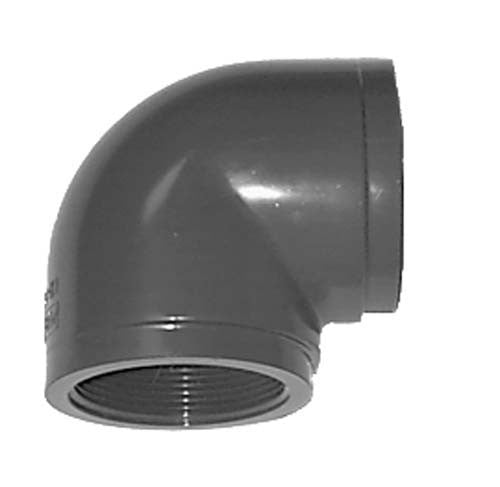 3/4" Schedule 80 PVC Elbow (FPT x FPT) 808-007