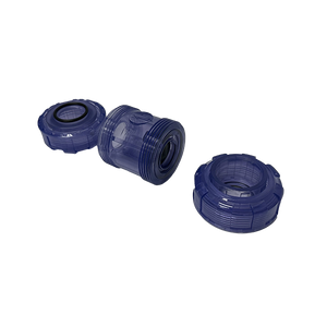 1 1/4" Clear PVC True Union Swing Check Valve - Socket (SK-TUSC-012) - expanded