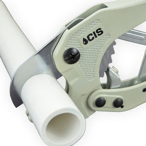 PVC Pipe Cutting Tool in Use