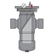 Gray PVC Simplex Basket Strainer