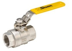 2" Sharpe 316 Stainless Steel Ball Valve - Threaded