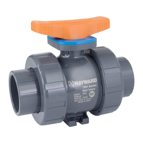 Product Image for - 3/4" PVC TBH Series Ball Valve SOC Ends, FPM Seals