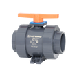 3" PVC TBH Series Ball Valve, SOC Ends, EPDM Seals