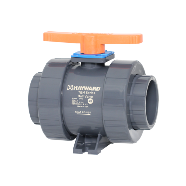 3" PVC TBH Series Ball Valve, SOC Ends, EPDM Seals