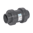2" PVC True Union Ball Check Valves w/EPDM o-rings; Socket/Threaded End connections