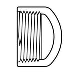Threaded cap - 8"