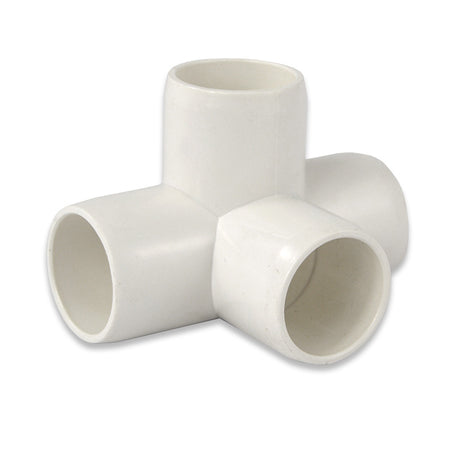 3/4" 4-Way PVC Fitting - Furniture Grade