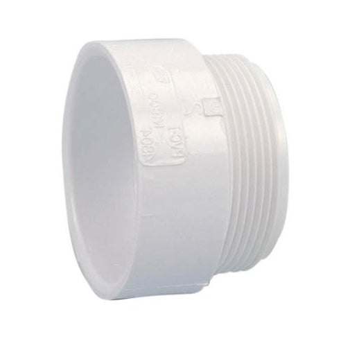 1-1/2" x 1-1/4" DWV PVC Trap Adapter - Female H x MPT D114-212