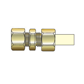 TUC-007 3/4" CTS CPVC Transition Union with Brass Compression